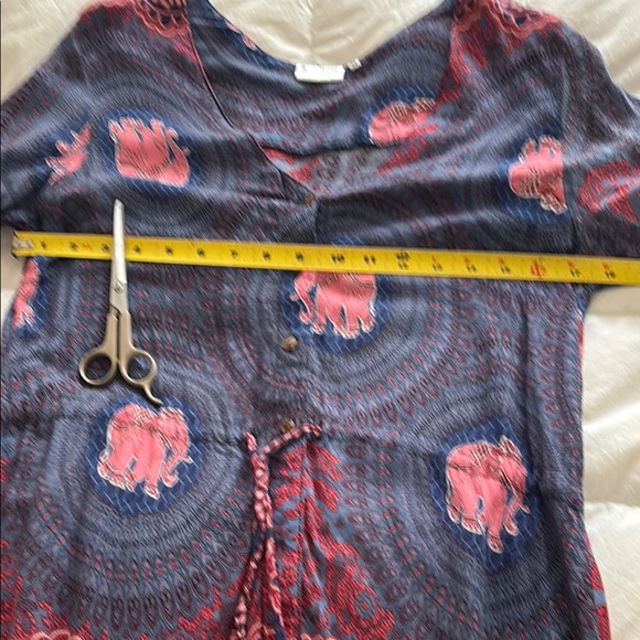 Bohemian Elephant Print Tunic - Picture 6 of 13
